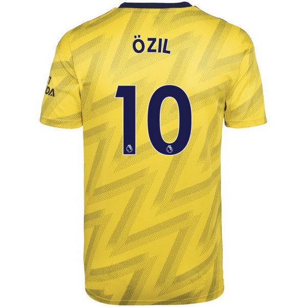 Camiseta Arsenal NO.10 Ozil Replica Segunda Ropa 2019/20 Amarillo